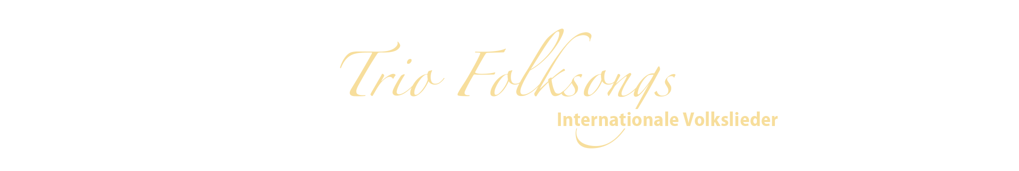 Trio Folksongs - internationale Volkslieder